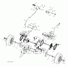 Poulan / Weed Eater WE261 (96024000102) - Weed Eater Lawn Tractor (2011-05) Listas de piezas de repuesto y dibujos DRIVE