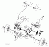 Poulan / Weed Eater WE261 (96028000102) - Weed Eater Lawn Tractor (2011-11) Listas de piezas de repuesto y dibujos DRIVE