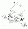 Poulan / Weed Eater WELRV1 (96026000201) - Weed Eater Lawn Tractor (2011-01) Listas de piezas de repuesto y dibujos DRIVE