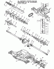 Poulan / Weed Eater XC1120B - Poulan Pro Lawn Tractor Listas de piezas de repuesto y dibujos TRANSAXLE FOOTE - MODEL NUMBER 4360-7