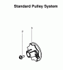 Poulan / Weed Eater P3314 (Type 1) - Poulan Chainsaw Spareparts Standard Pulley System