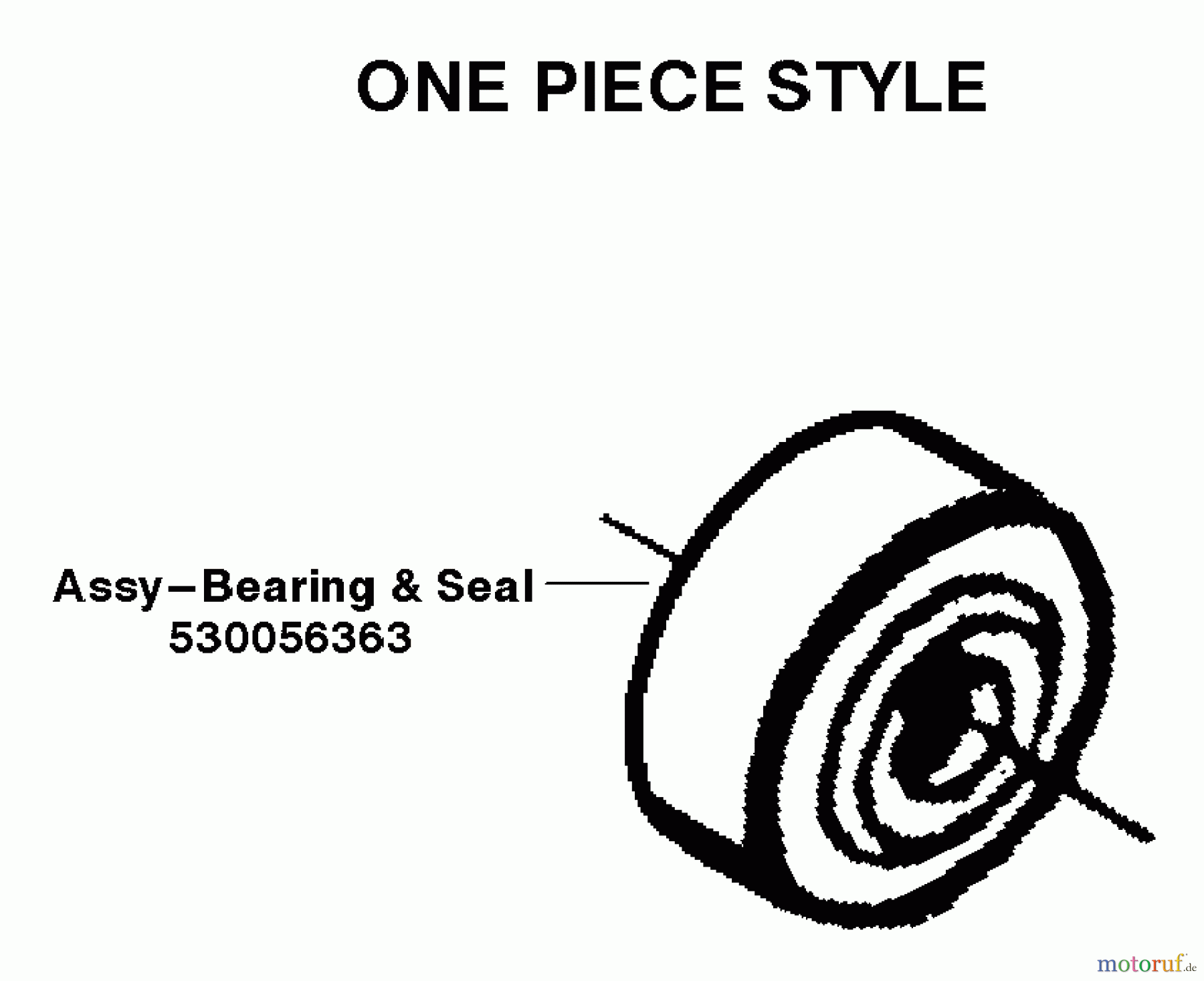  Poulan / Weed Eater Motorsägen 2775 (Type 4) - Poulan Chainsaw Bearing & Seal - One Piece Style