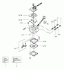 Poulan / Weed Eater BC2400P - Poulan String Trimmer Listas de piezas de repuesto y dibujos Carburetor Assembly P/N 530069902 WT380