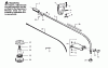 Poulan / Weed Eater PLT2248 - Paramount String Trimmer Listas de piezas de repuesto y dibujos CUTTING HEAD & DRIVE SHAFT ASSEMBLIES