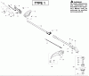 Poulan / Weed Eater PP125 (Type 1) - Poulan Pro String Trimmer Spareparts Cutting Equipment Type 1