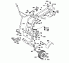 Wolf-Garten Scooter OHV 3 6995000 Series B (2001) Listas de piezas de repuesto y dibujos Steering, Upper frame