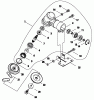 Shindaiwa B530 - String Trimmer / Brush Cutter, S/N: 20009784 - 20011623 Spareparts Gear Case
