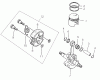 Shindaiwa BP30LT - String Trimmer / Brush Cutter Listas de piezas de repuesto y dibujos Clutch, Piston