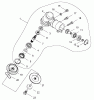 Shindaiwa C35 - String Trimmer / Brush Cutter, S/N: 20000001 - 20002240 Listas de piezas de repuesto y dibujos Gear Case