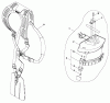 Shindaiwa C350 - String Trimmer / Brush Cutter, S/N: 9010921 - 9011920 Spareparts Debris Shield / Harness Assembly