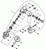 Shindaiwa C350 - String Trimmer / Brush Cutter, S/N: 9010921 - 9011920 Spareparts Gear Case