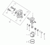 Shindaiwa R35F - String Trimmer / Brush Cutter Listas de piezas de repuesto y dibujos Clutch Shoe, Piston