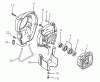 Shindaiwa R35F - String Trimmer / Brush Cutter Listas de piezas de repuesto y dibujos Engine Cover / Fan Cover / Crankcase