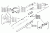 Shindaiwa C20 - String Trimmer / Brush Cutter Listas de piezas de repuesto y dibujos Handle and Shaft