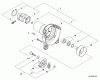 Shindaiwa AH254 - Articulating Hedge Trimmer, S/N: T12813001001 - T1281399999 Spareparts Fan Case, Clutch
