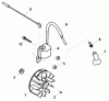 Shindaiwa T272X - String Trimmer Listas de piezas de repuesto y dibujos Flywheel, Ignition
