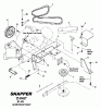 Snapper 7063347 - Triple Bag Catcher, 61" Z-VAC Listas de piezas de repuesto y dibujos BLOWER MOUNT GROUP 61