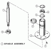 Snapper 7082099 - 30" RER Snowthrower Attachment Listas de piezas de repuesto y dibujos Spindle Assembly