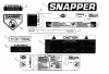 Snapper PP71251KW - Wide-Area Walk-Behind Mower, 12.5 HP, Gear Drive, Pistol Grip, Series 1 Spareparts Decals