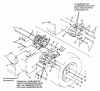 Snapper Z4804M - 48" Deck, Mid Mount ZTR, Series 4 Listas de piezas de repuesto y dibujos Hydrostat/Gearbox Assembly