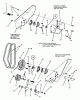 Snapper ZM5202M (84672) - 52" Deck, Mid Mount Z-Rider, Series 2 Spareparts Deck Driveshaft Assembly (Except for MZM Models)