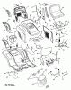 Snapper SLT24520FC (7800318) - 52" Lawn Tractor, 24HP, LT100 Series Spareparts Hood / Seat Group