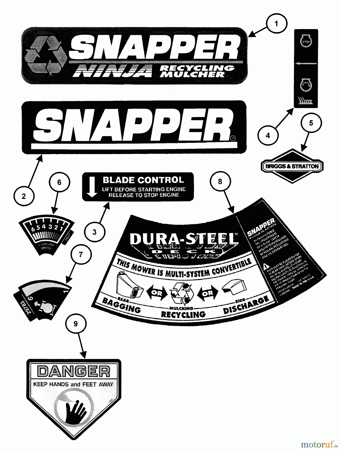  Snapper Rasenmäher NRP215012 - Snapper 21