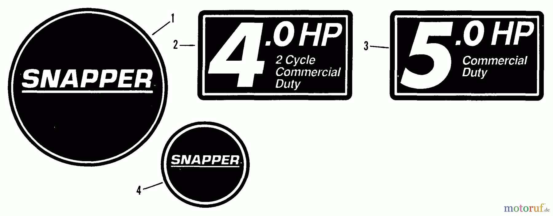  Snapper Rasenmäher PC21507B - Snapper 21