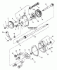 Snapper CP21501KWV (80665) - 21" Walk-Behind Mower, 5 HP, Steel Deck, Series 1 Listas de piezas de repuesto y dibujos Transmission (Differential)
