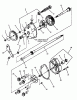 Snapper MRP216517B (84752) - 21" Walk-Behind Mower, 6.5 HP, Steel Deck, MR Series 17 Listas de piezas de repuesto y dibujos TRANSMISSION (DIFFERENTIAL)