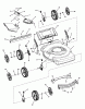 Snapper S2265 (7800189) - 22" Walk-Behind Mower, 6.5 HP, 3N1, Rear Discharge Listas de piezas de repuesto y dibujos Deck Assembly (Push)