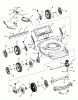 Snapper NSP2265 (7800229) - 22" Walk-Behind Mowers, 6.5 HP, 3N1 Listas de piezas de repuesto y dibujos Deck Assemby (Self-Propelled)