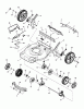 Snapper SPV22675HW (7800190) - 22" Walk-Behind Mower, 6.75 HP, High Wheel Spareparts Deck Assembly