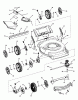 Snapper SP2265FC (7800263) - 22" Walk-Behind Mower, 6.5 HP, 3N1 Listas de piezas de repuesto y dibujos Deck Assembly (Self-Propelled)