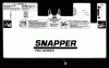 Snapper PL8140KVE - Wide-Area Walk-Behind Mower, 14 HP, Gear Drive, Loop Handle, Series 0 Spareparts Decal Kit (Part 2)