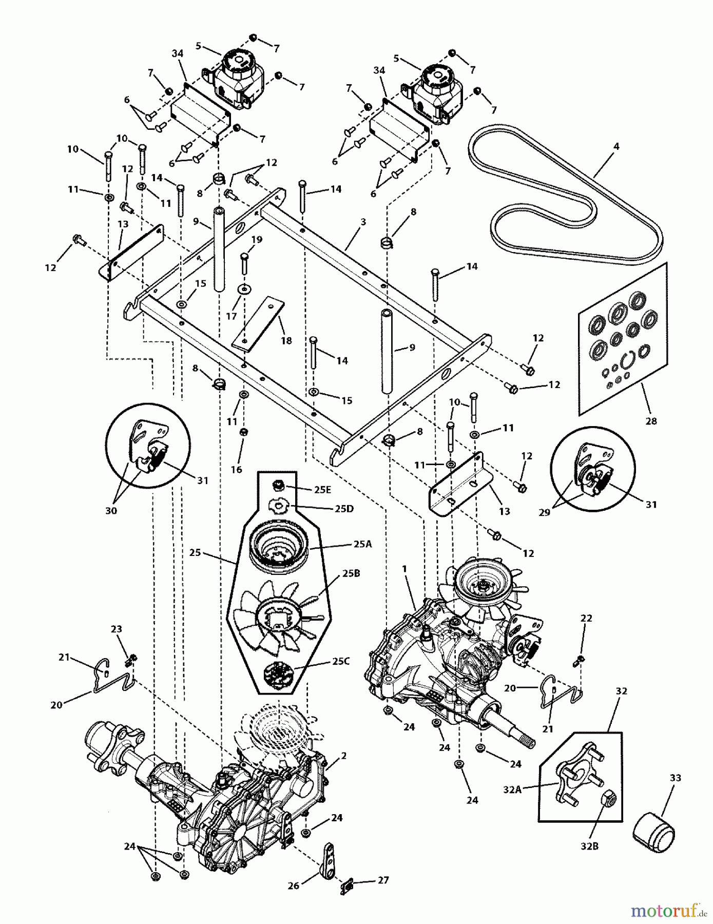  Snapper Nullwendekreismäher, Zero-Turn RZT27460 (7800578) - Snapper 46