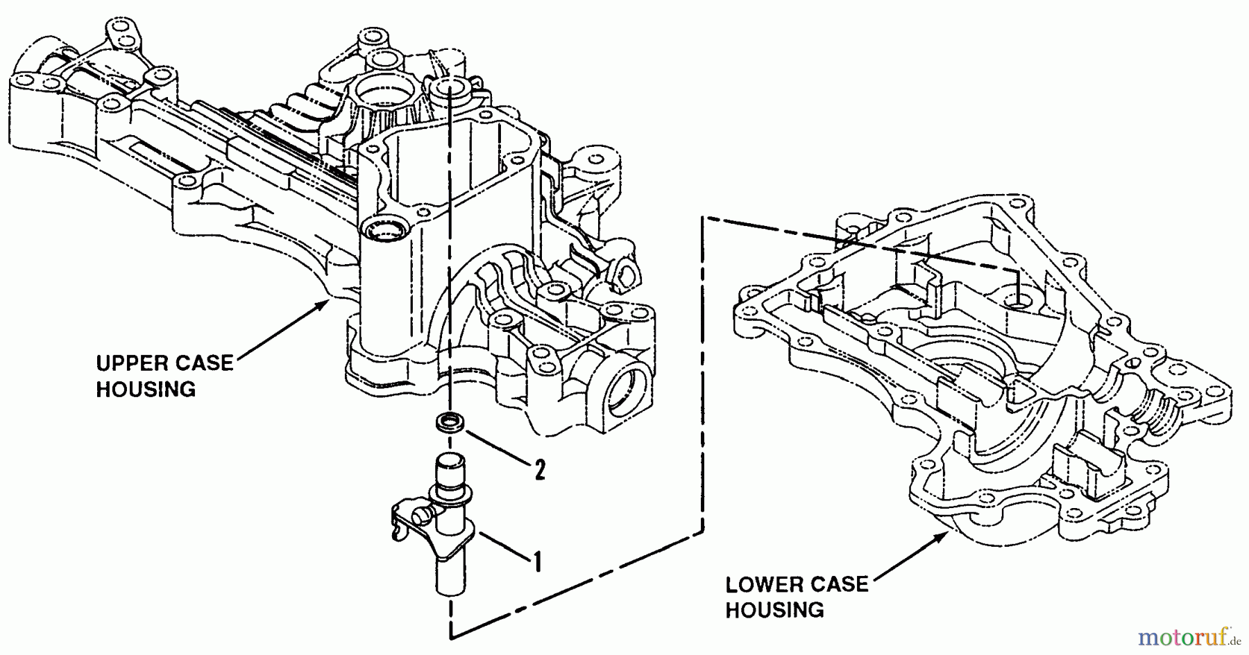 Snapper Sonstiges K55 - Snapper Tuff Torq Hydrostatic Transaxle Control Shaft Assembly