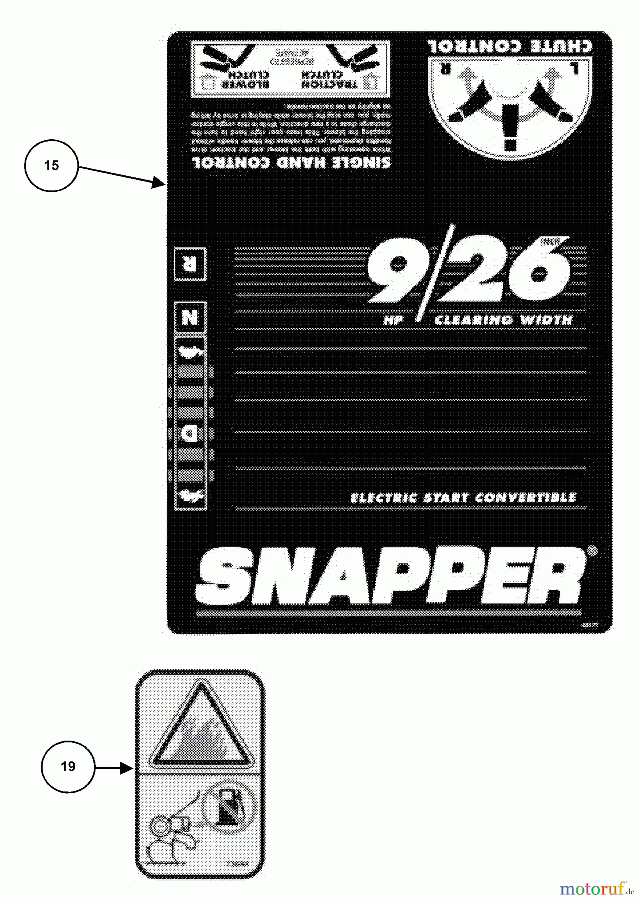  Snapper Schneefräsen 11306 - Snapper 30