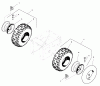 Snapper 13388E (1695097) - 38" Snowthrower, 13 HP, Two-Stage Large Frame, Series 8 Pièces détachées Wheels & Tires Group