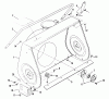 Snapper I5242E - 24" Snowthrower, 5 HP, Two Stage, Intermediate Frame, Series 2 Spareparts Collector Housing (1 Piece Weldment)