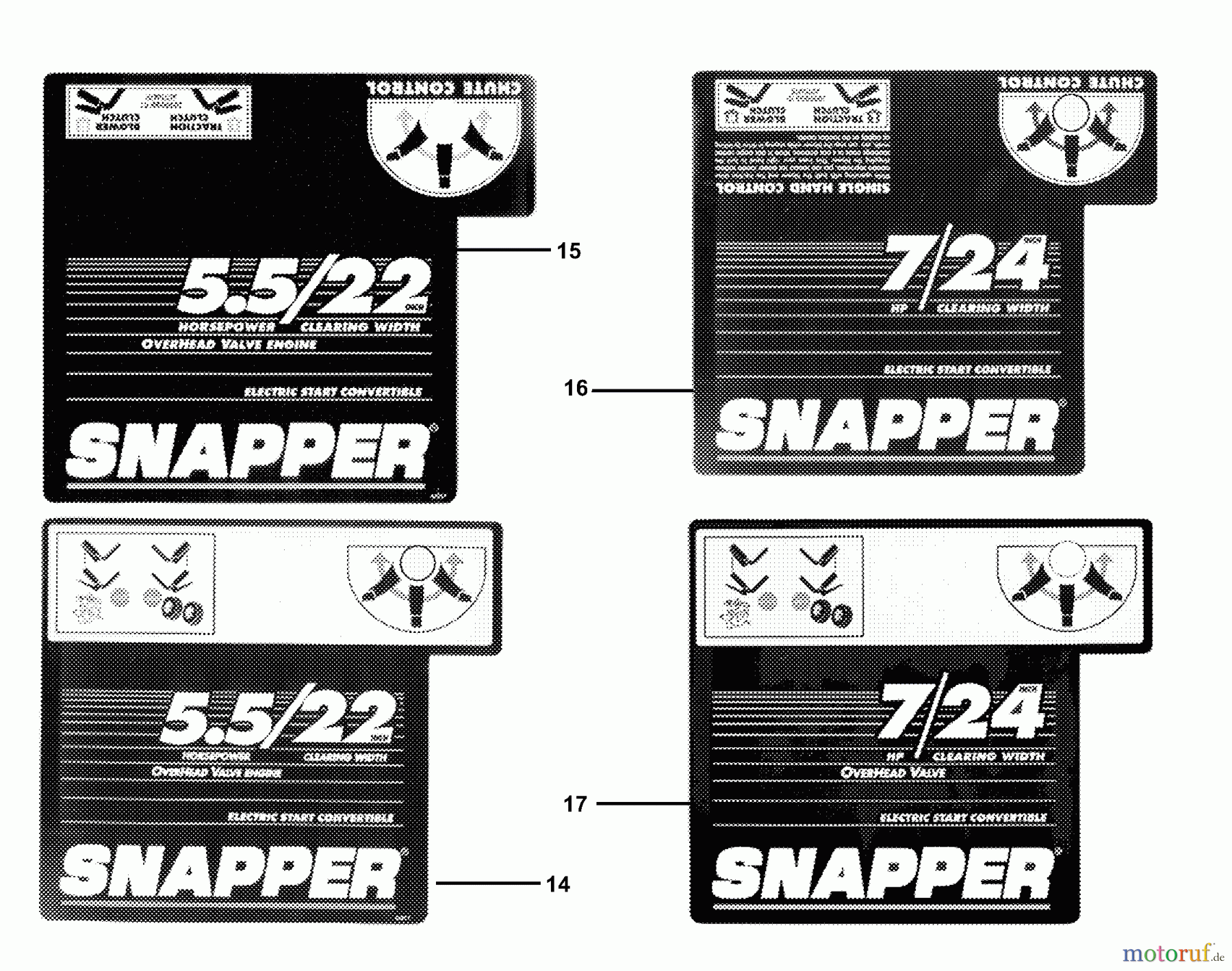  Snapper Schneefräsen I7244 - Snapper 24