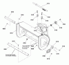Snapper L1528EX (1696011) - 28" Snowthrower, 14.5 HP, Large Frame Listas de piezas de repuesto y dibujos Auger Housing Group