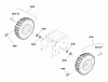 Snapper L1226EX (1695853) - 26" Snowthrower, 11.5TP, Two Stage Large Frame (Export) Listas de piezas de repuesto y dibujos Wheels & Tires Group