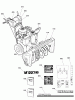 Snapper M1227EX (1695964) - 27" Snowthrower, 11.5 HP, Two Stage Intermediate Listas de piezas de repuesto y dibujos Decals Group