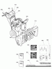 Snapper M1429E (1695735) - 29" Snowthrower, 13.5 HP, Intermediate Frame Listas de piezas de repuesto y dibujos Decals Group