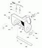 Snapper M924E (1696172-01) - 24" Snowthrower, 9TP, Intermediate Stage Listas de piezas de repuesto y dibujos Auger Housing Group