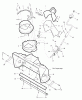 Snapper SS5220E (1695470) - 22" Snowthrower, 5 HP, Single Stage (2009) Spareparts Chute System Group