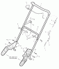 Snapper SS5220E (1695470) - 22" Snowthrower, 5 HP, Single Stage (2009) Spareparts Handle Assembly Group