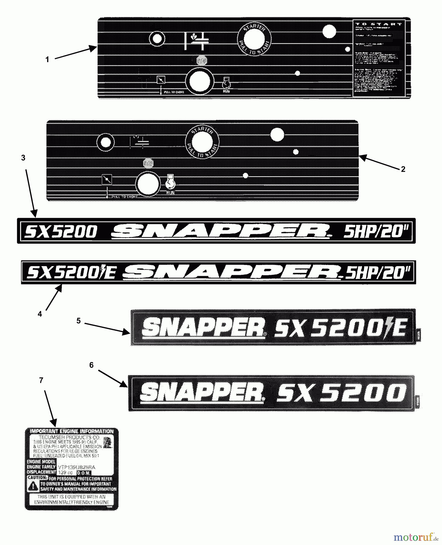  Snapper Schneefräsen SX5200E - Snapper 20