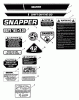 Snapper 7060947 - Bag N-Wagon, 30 Bushel 421613BVE1 42" 16 HP Rear Engine Rider Series 13 Spareparts Decals